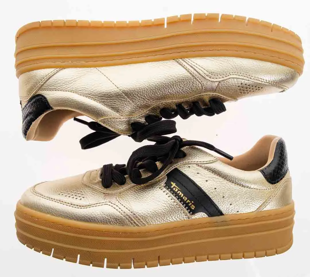 TAMARIS Damen Sneakers in beige, Größe 39 – Bild 3