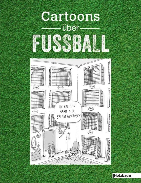 Cartoons über Fußball - Holzbaum - Bild 1