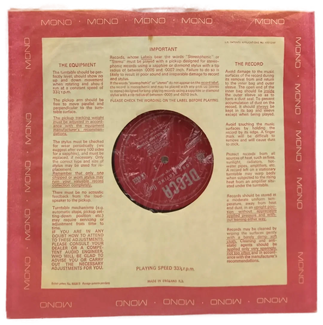 LP Vinyl Rolling Stones "Beggars Banquet" Mono LK4955 – Bild 4