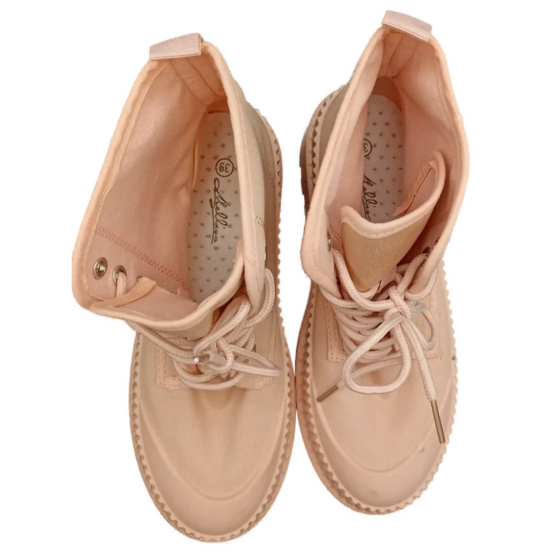 Melissa Damenschnürstiefel rosa Gr. 39 – Bild 4