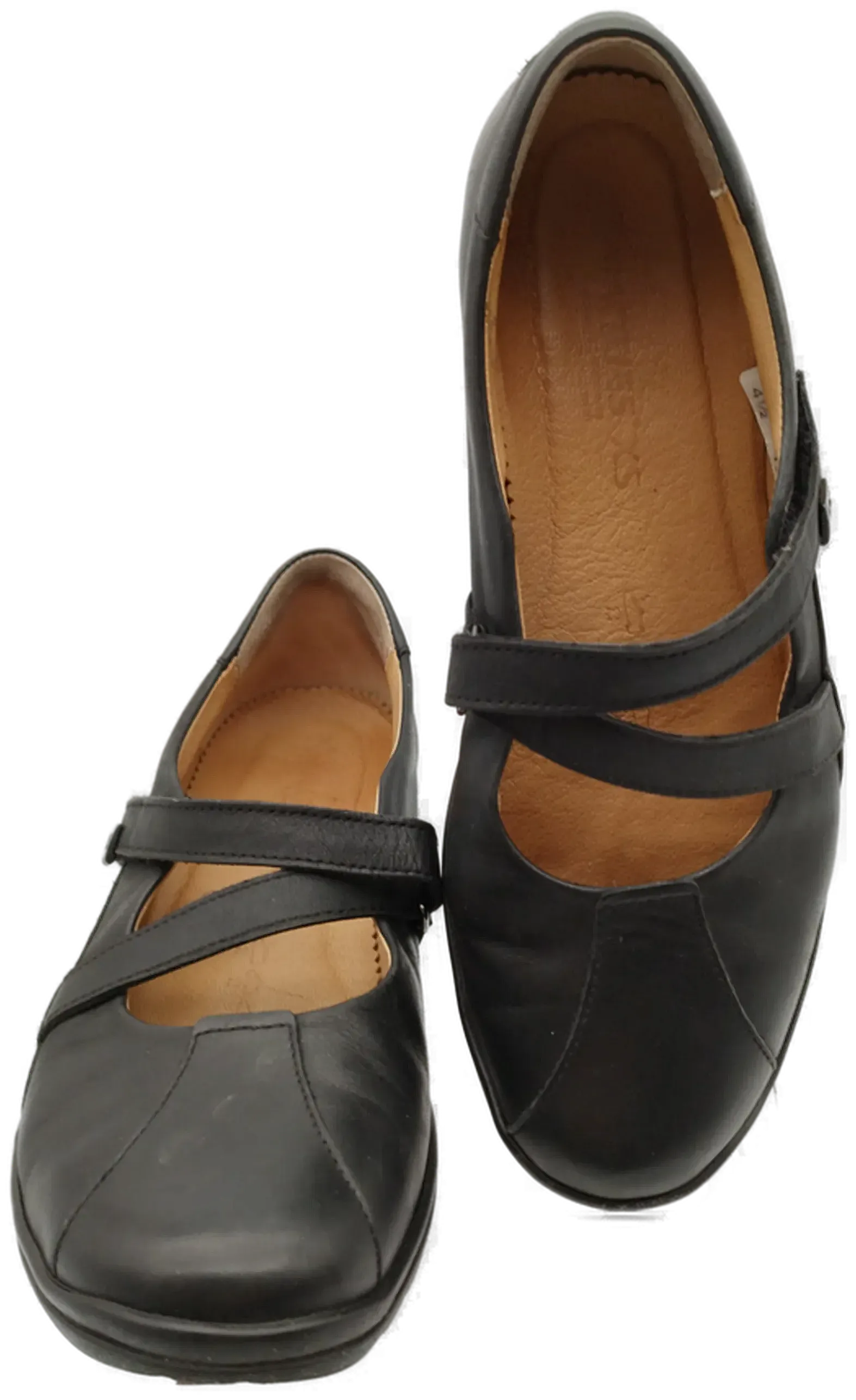 Ballerinas Hartjes Schwarz Leder Gr. 37,5 | Zeitloser Komfort - Bild 4