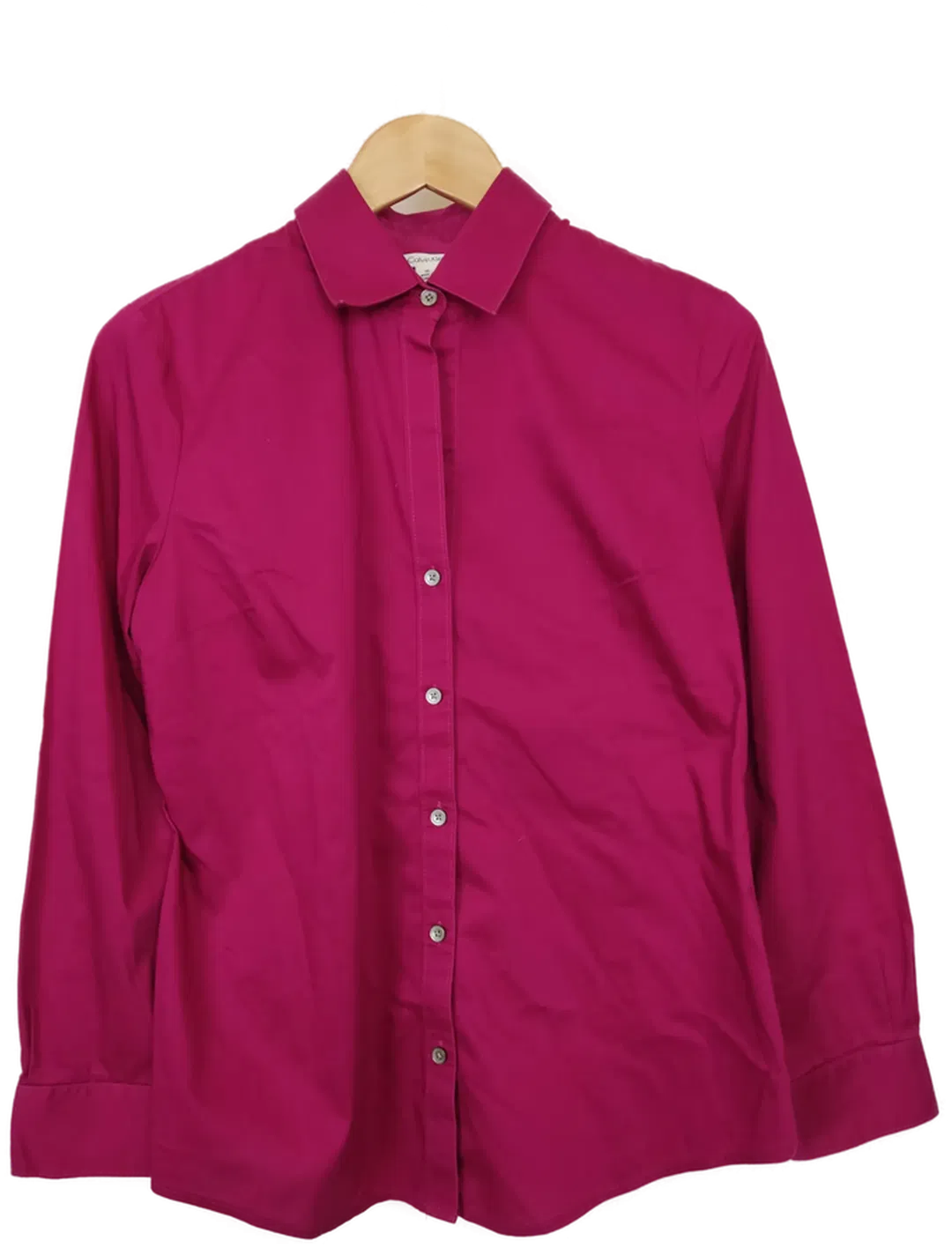 Calvin Klein Damen Bluse Beerenfarbe Gr. M (38) - Bild 4
