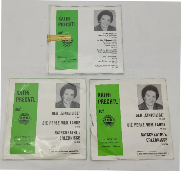 Single Langspielplatten - Kathi Prechtl - 3er Set – Bild 2