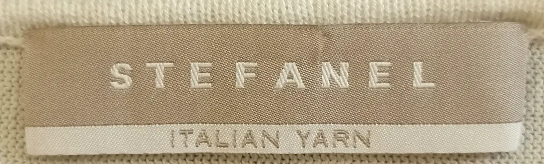Stefanel Damenshirt weiß Gr. L – Bild 3