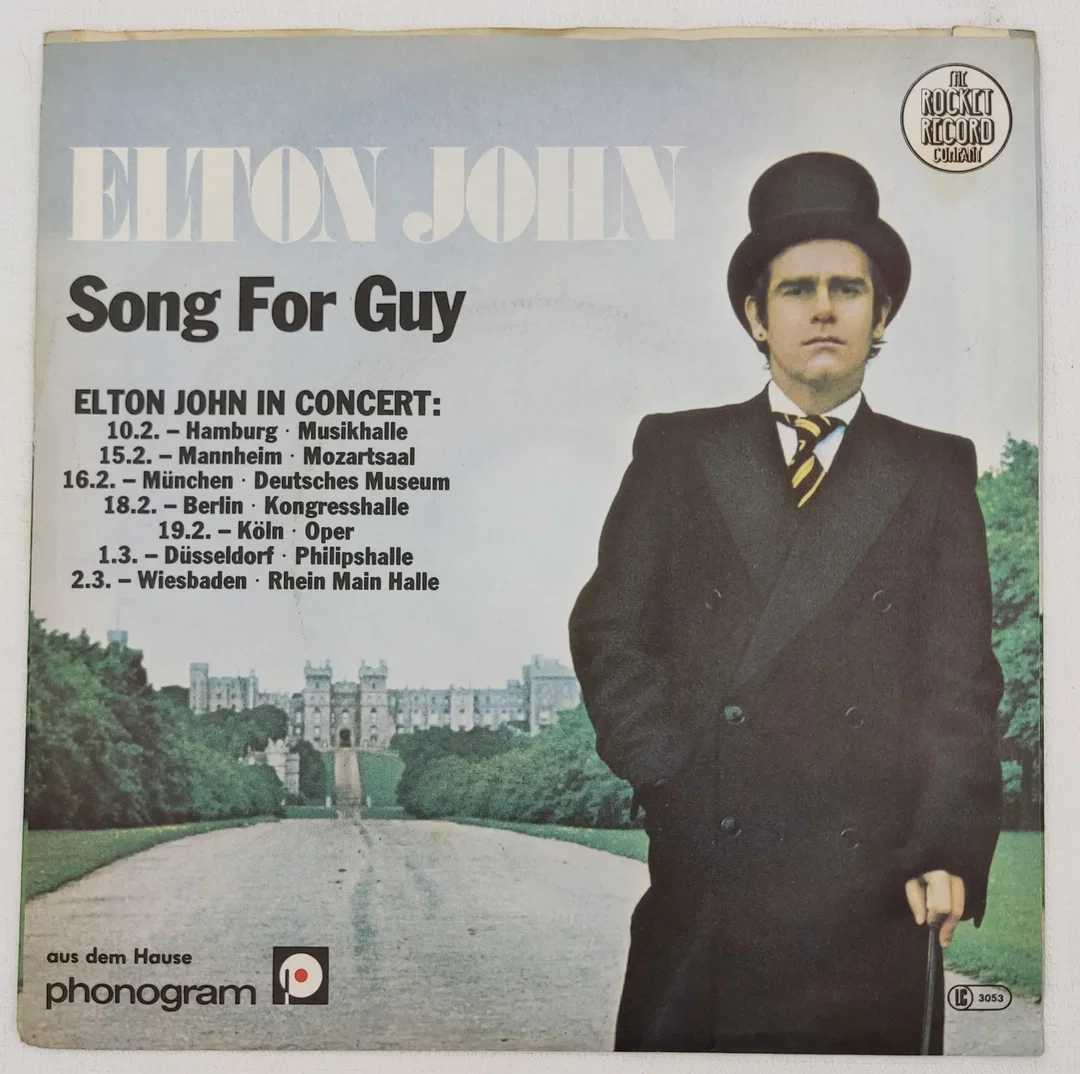 Single Langspielplatte - Elton John - Song for Guy – Bild 2