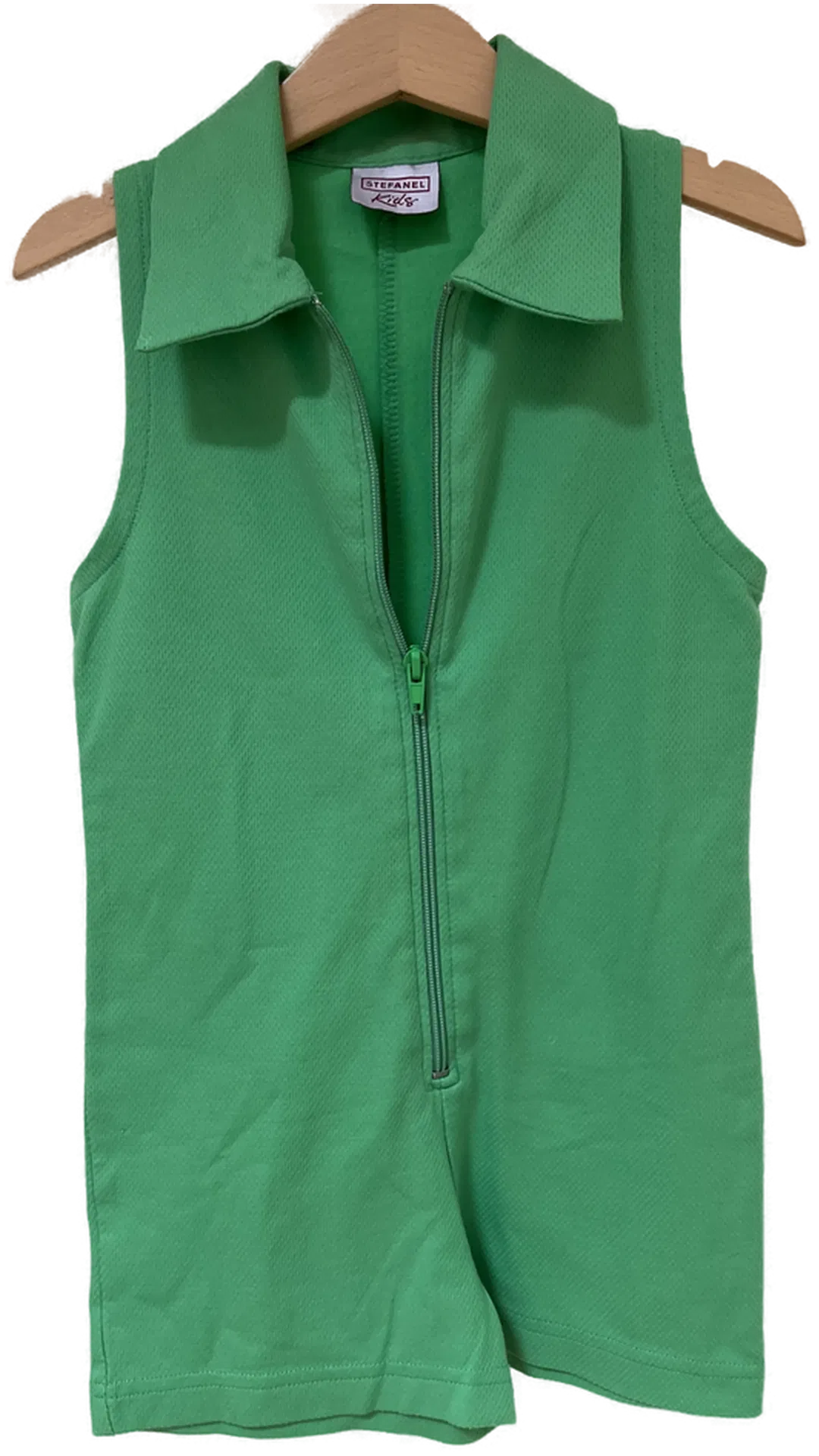 STEFANEL Mädchen Jumpsuit kurz in Grün - Gr. 130/135 (8-9 Jahre) - Bild 1