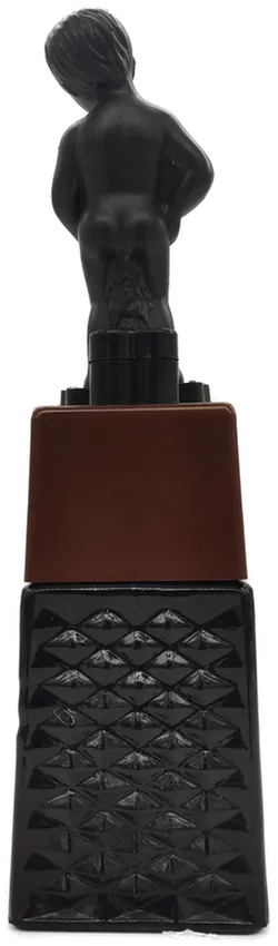 BONNY BOY LIKÖRSPENDER / SCHNAPSSPENDER, MANNEKEN PIS GOLD & SCHWARZ  - Bild 2