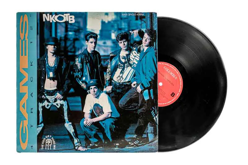 Vinyl / Single + Maxi-Single - NKOTB - Hangin' Tough + Games – Bild 2