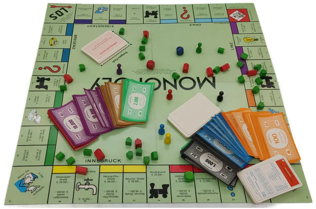 MONOPOLY PIATNIK-WIEN ÖSTERREICH EDITION, ca.1961, vollständig - Bild 1