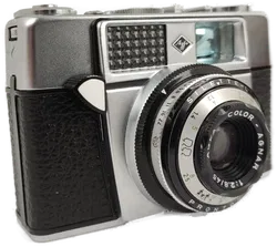 Agfa Silette L mit Color-Agnar 2,8/45, Tasche, Blitzgerät + Gebrauchsanweisung - Bild 2