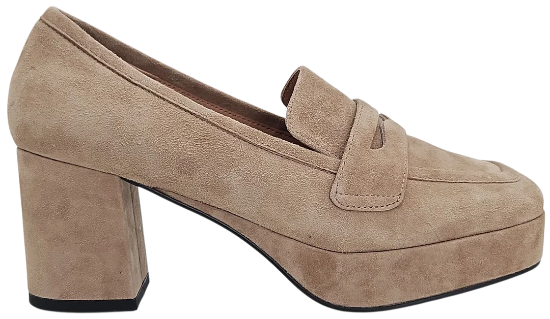 BIBI LOU Damen Plateau Schuhe, beige - Gr. 38 – Bild 2