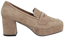BIBI LOU Damen Plateau Schuhe, beige - Gr. 38 - Bild 2