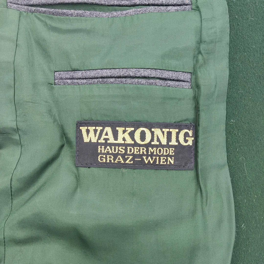 Wakonig Trachten Herrensakko grau, grün - M – Bild 4