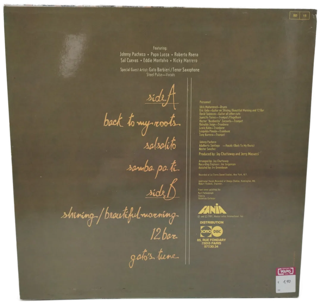 Fania All Stars, "Social Change" - Schallplatte – Bild 2