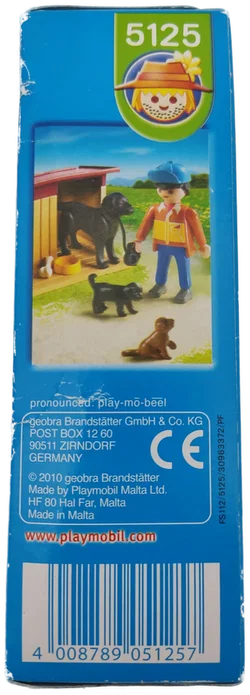 Playmobil Set 5125 (Hofhund mit Welpen), ungeöffnete Originalverpackung! Für Sammler – Vorschau 3