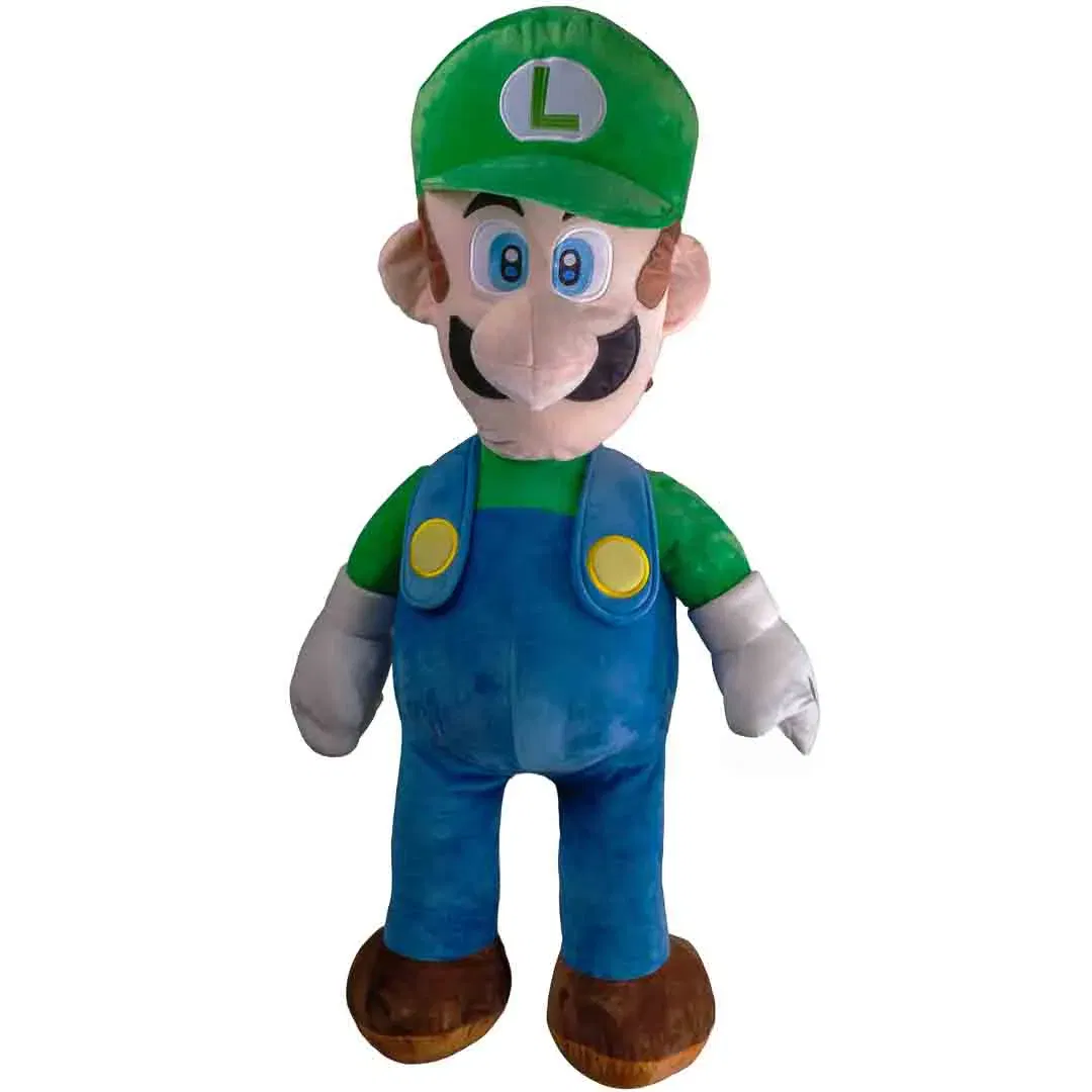 Nintendo XXL Super Mario Luigi Plüschfigur – ca. 1 m groß aus Stoff - Bild 1