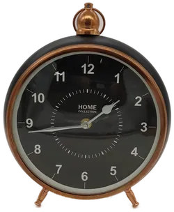 Uhr Home Collection schwarz/kupfer Höhe ca 26cm - Bild 1