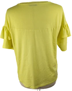 MANGO Damen T-Shirt Unifarben Gr. 40 | Zeitloses Basic – Vorschau 3