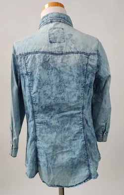 Denim Co Damen Jeansbluse blau - Gr. 34 - Bild 2