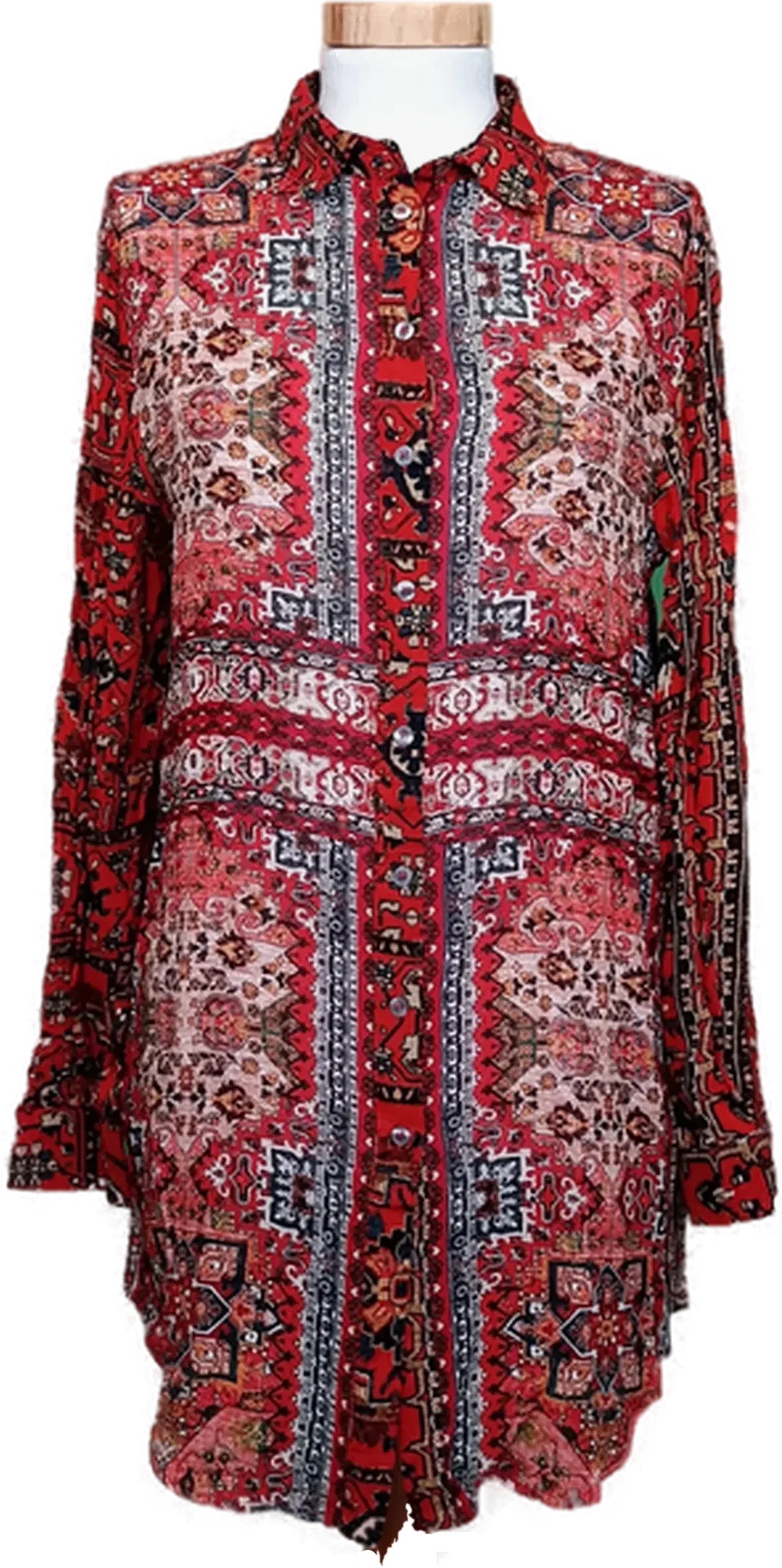 Desigual Damenbluse gemustert in Gr. M - Bild 1