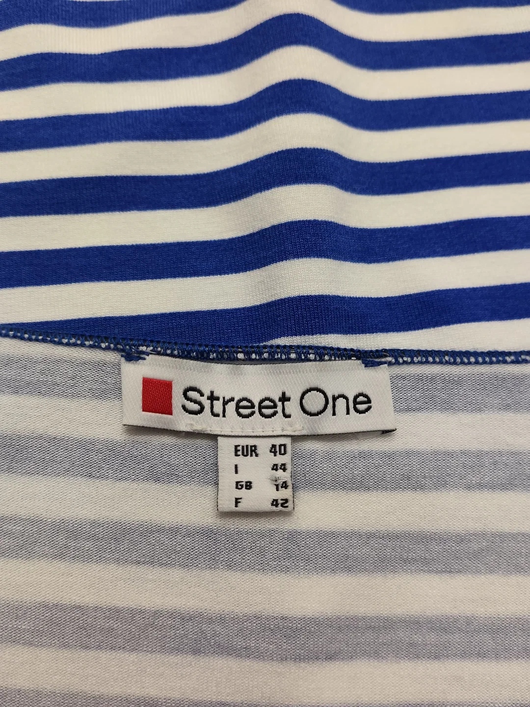 Street One Langarmshirt Blau-Weiß Gestreift | Casual-Klassiker – Bild 4