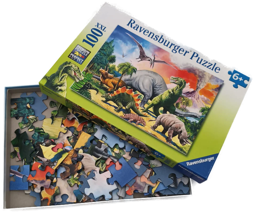 Ravensburger, Puzzle "Dinosaurier", 100 Teile – Bild 2