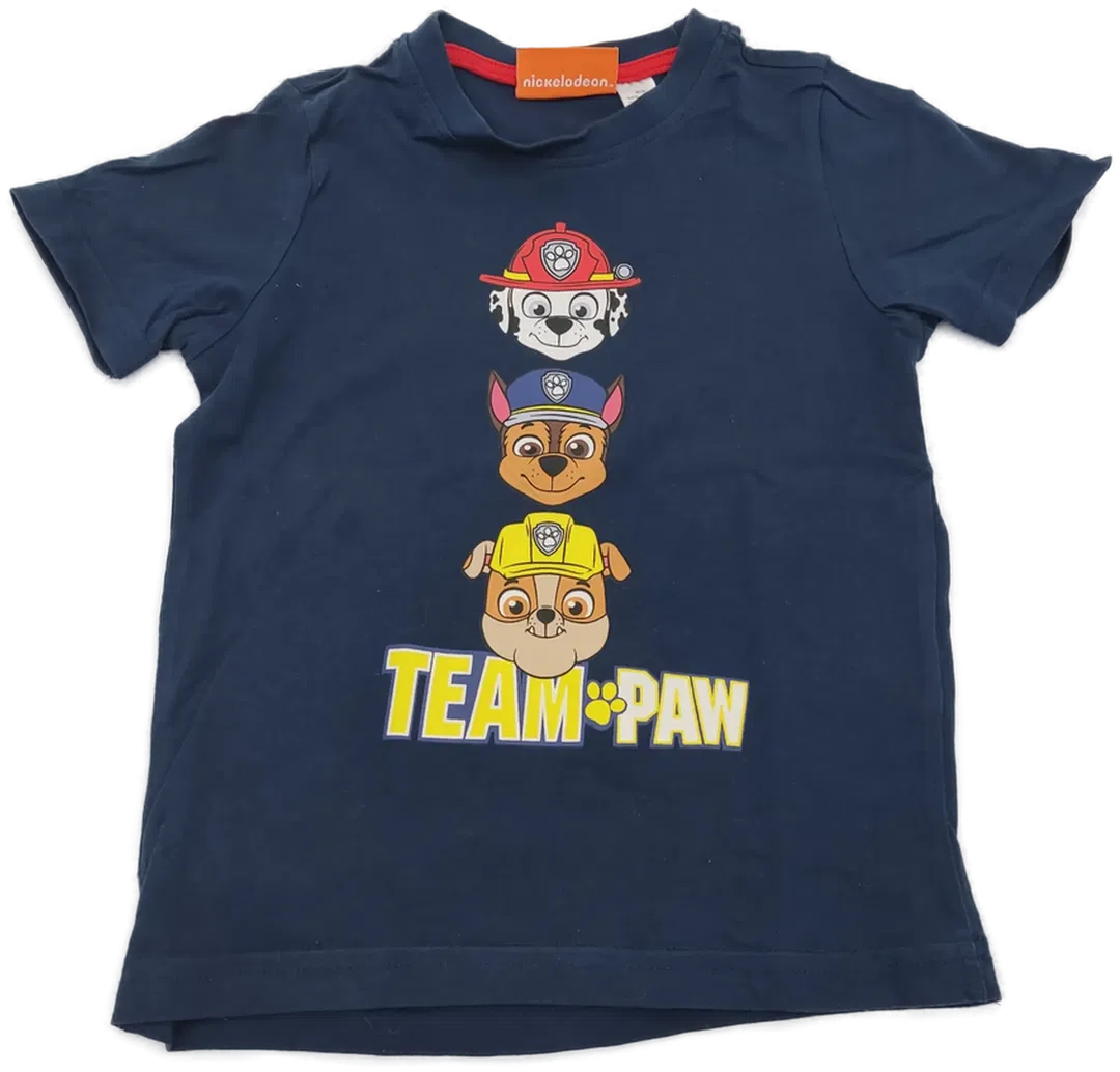 nickelodeon Kinderkurzarm T-Shirt blau - 98-104 - Bild 4