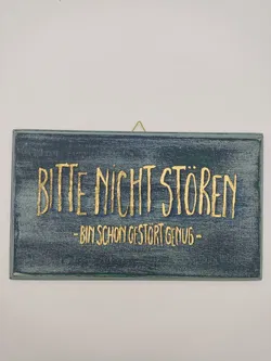 Handgefertigte Upcycling-Holzschilder mit inspirierenden Sprüchen - Bild 5