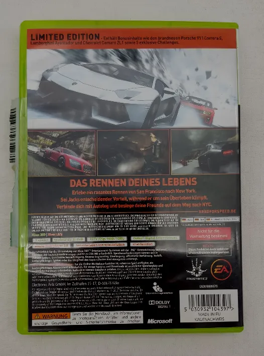 XBOX 360 - Need for Speed The Run  – Bild 2