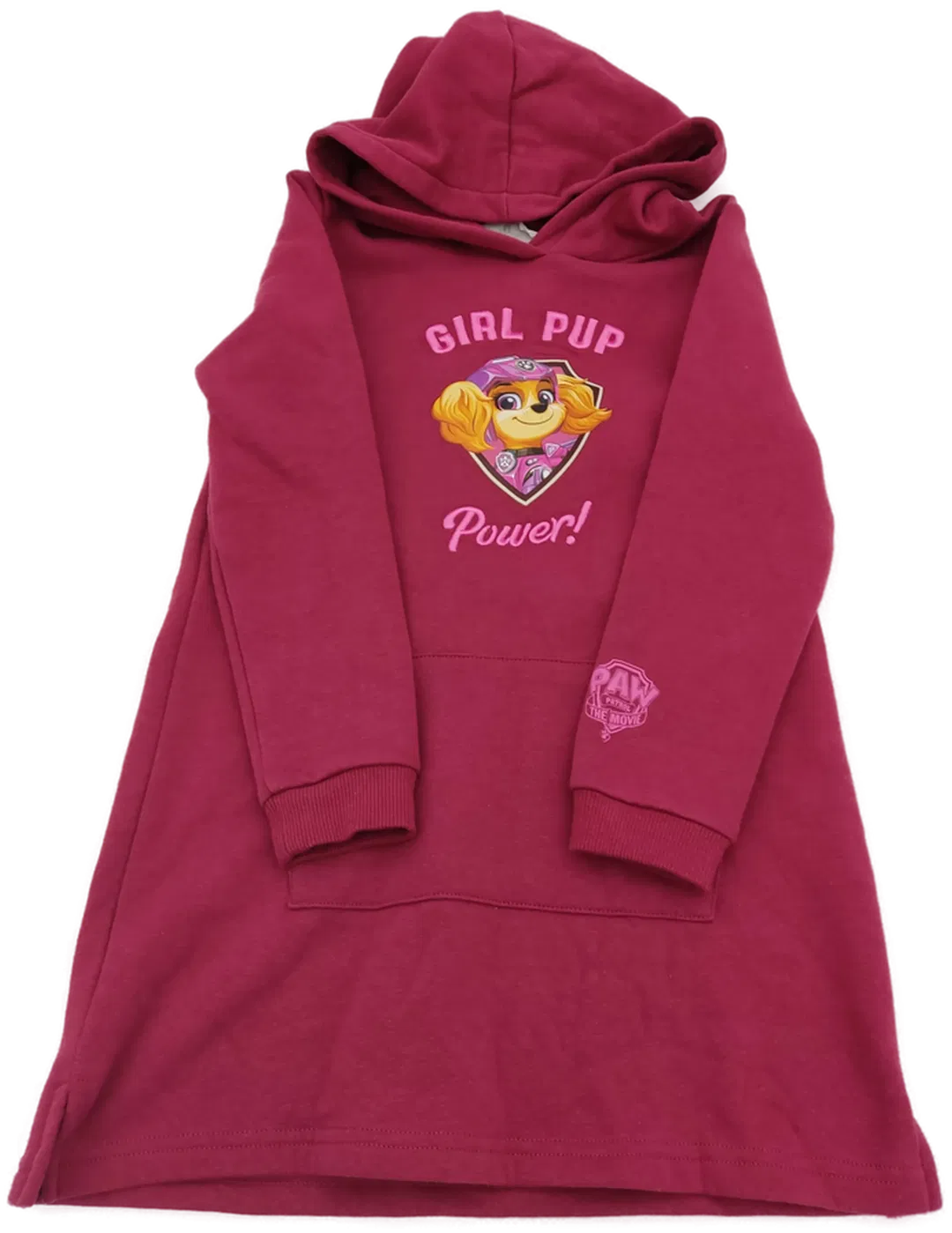 Paw Patrol Kinder Sweater Kleid rot Gr. 122/128 - Bild 3