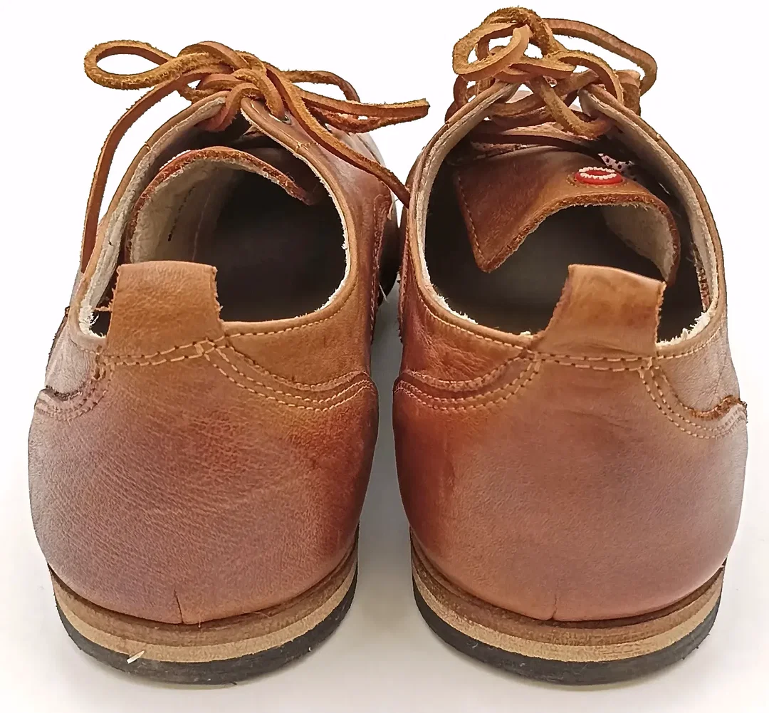 No Brand Herren Lederschuhe braun Gr. 41 – Bild 3