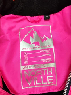 Kinder-Steppjacke Größe 110 Pink-Orange | Winterliebling – Vorschau 4