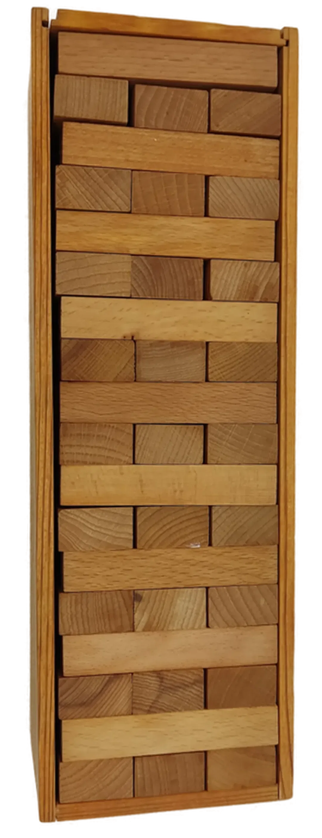 Janga/Goki Geschicklichkeitsspiel Wackelturm in Holz Box / Holzspielzeug – Bild 4