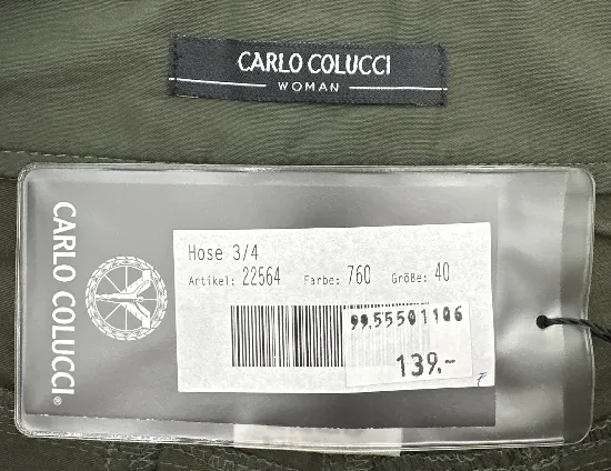 Carlo Colucci - Damenhose  3/4 - Gr. 40 – Bild 3