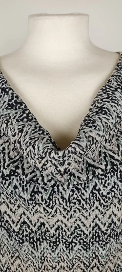 s.Oliver Bluse Gr.44 Langarm Zickzack |  Wie Neu - Bild 8