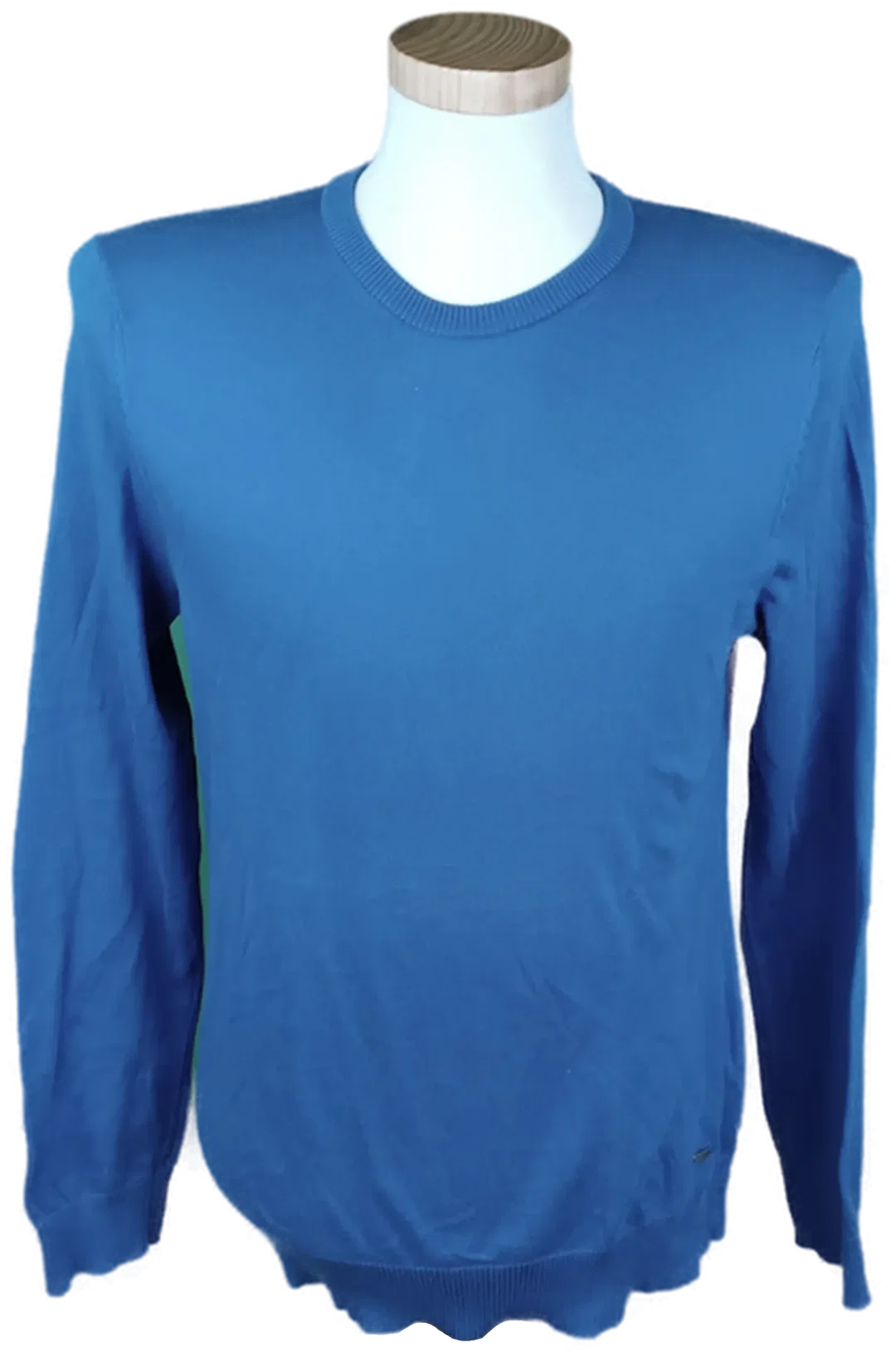 Hugo Boss Herrenpullover blau Gr. L – Bild 1