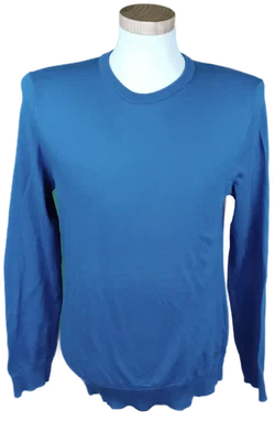 Hugo Boss Herrenpullover blau Gr. L