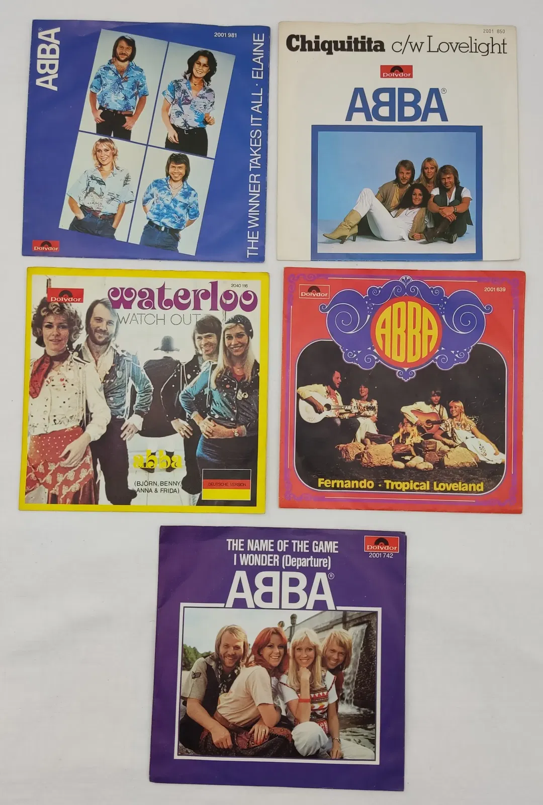 Single Langspielplatten - ABBA -Konvolut  5 Stück - Bild 1