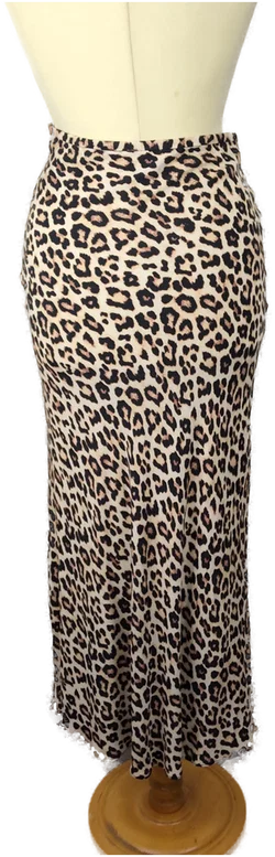 Damenrock H&M Animal Print Viskose | Sommerleicht - Bild 3