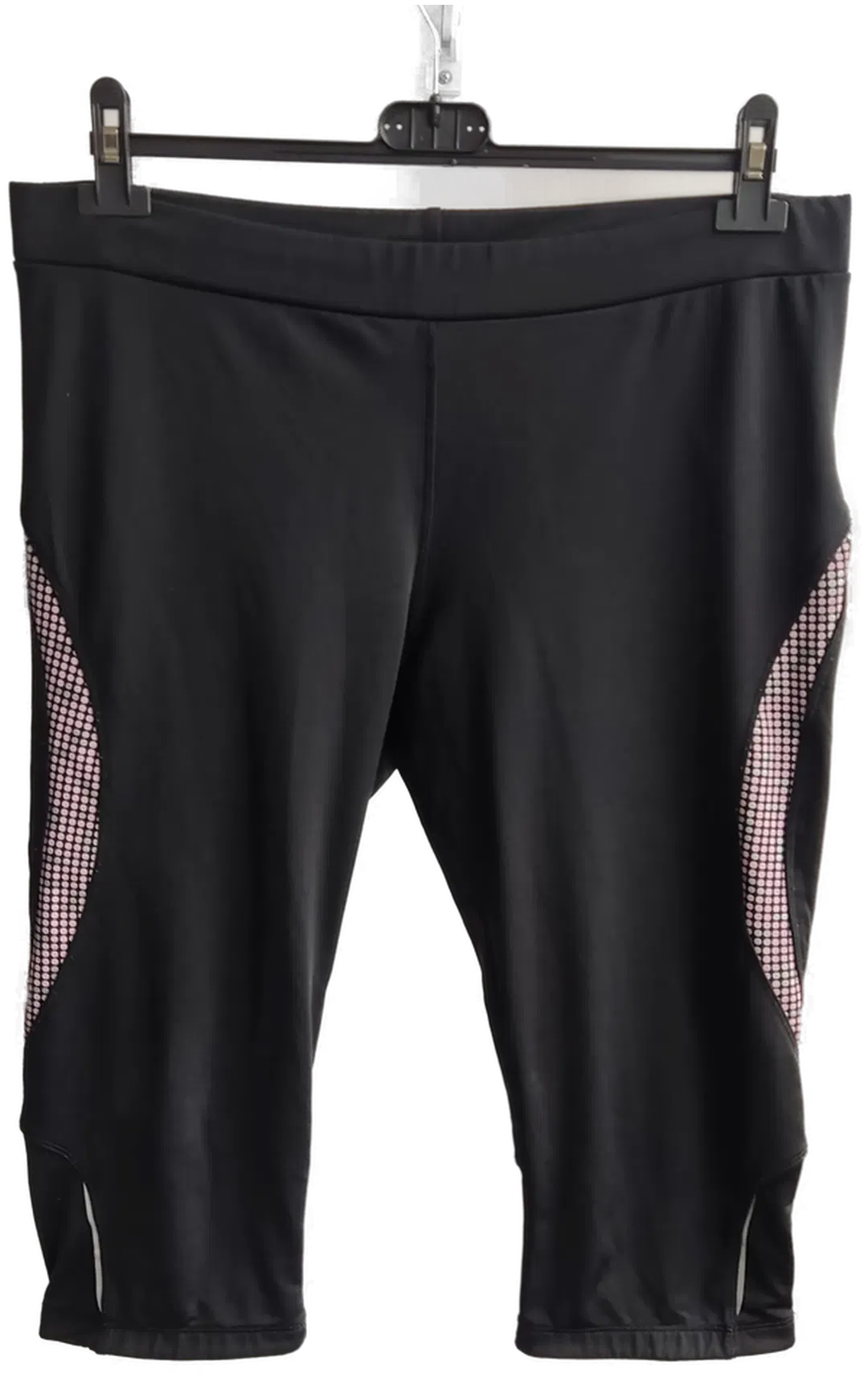 COOL RUNNING Damen Sporthose kurz schwarz gemustert - Gr. 44 - Bild 1