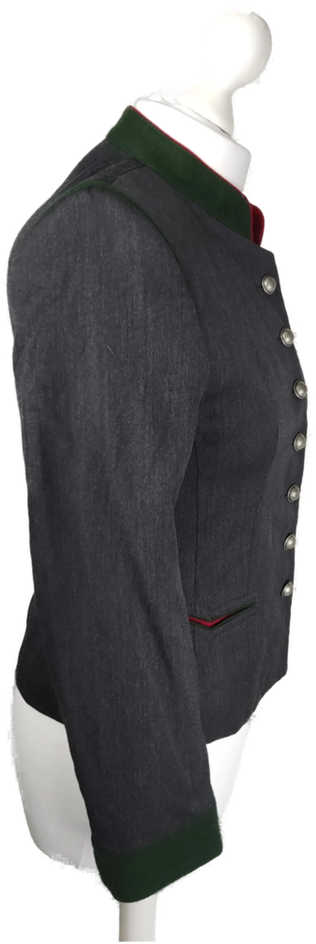 Damen Trachten Blazer Baumwolle Gr.34 | Ländlicher Chic / professionell gereinigt – Bild 2