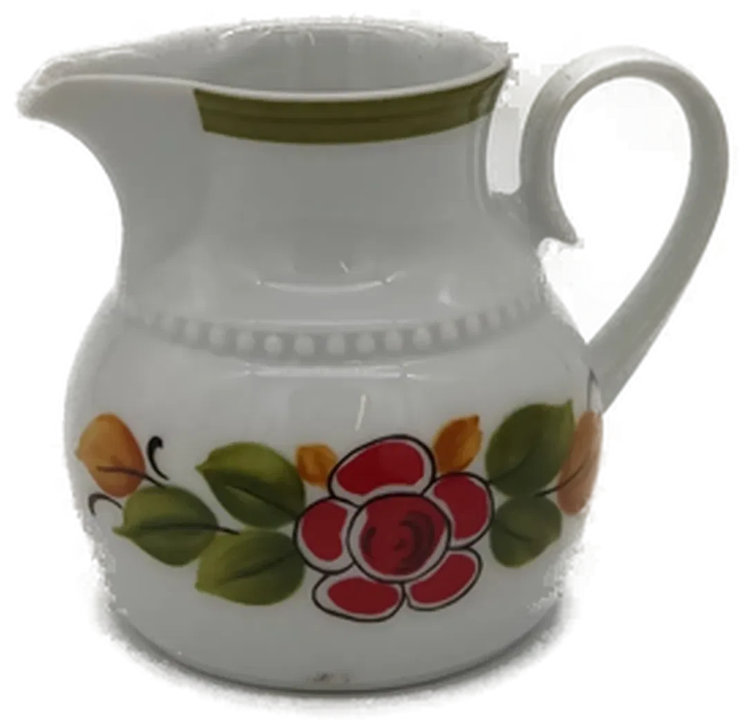 Eschenbach Milchkännchen Blumendekor Retro - Bild 1