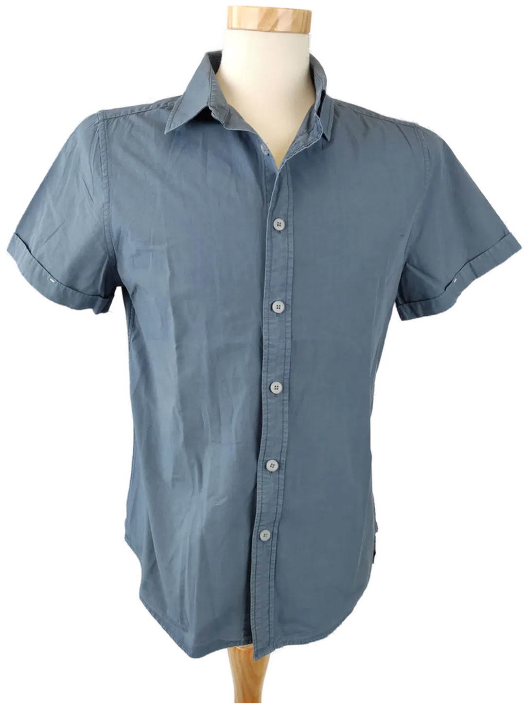 17&CO Herrenhemd blau - Gr. M/48 (eng geschnitten) - Bild 4