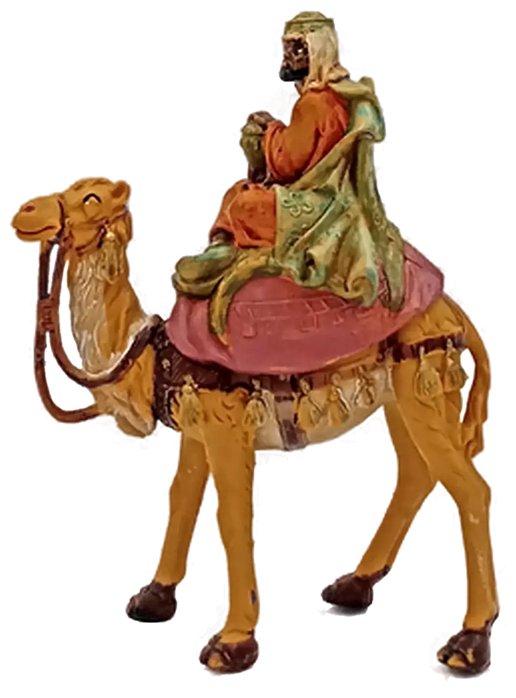 Krippenfigur - Heiliger König auf Kamel - Bild 1