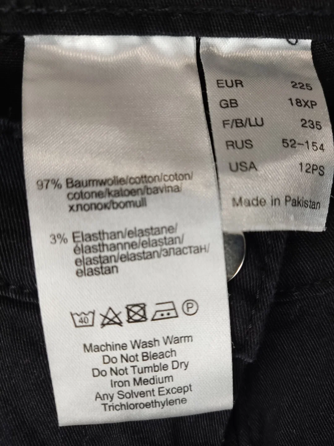 Baumwollhose Damen Sonstige Kurzgröße 22 | Alltagsliebling – Bild 3