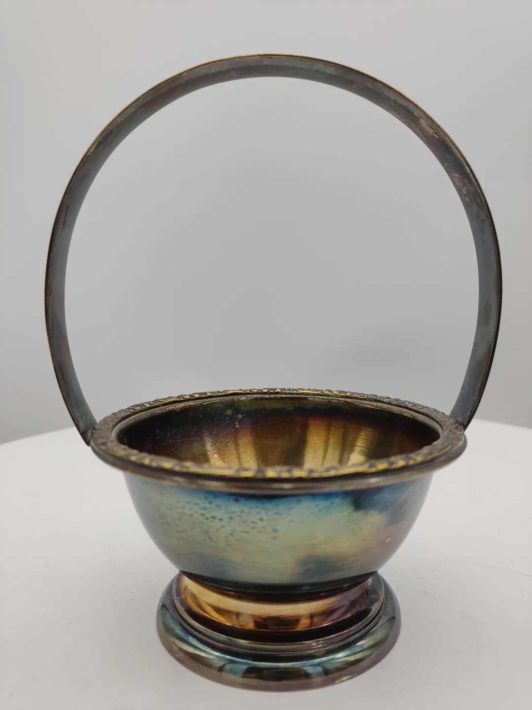 Metall-Henkelschale | Patina-Charme - Bild 1