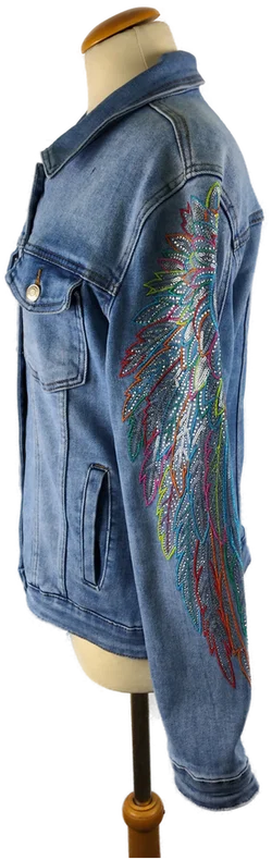 Damen-Jeansjacke Sonstige Baumwolle | Casual-Klassiker - Bild 2