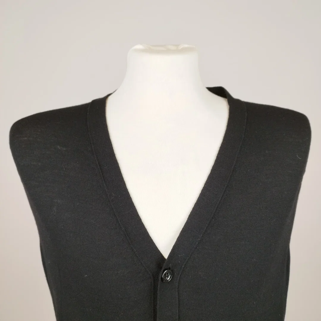 Klassisches Windsor Herren-Gilet - Gr. 52 / 100% Merino-Wolle – Bild 4