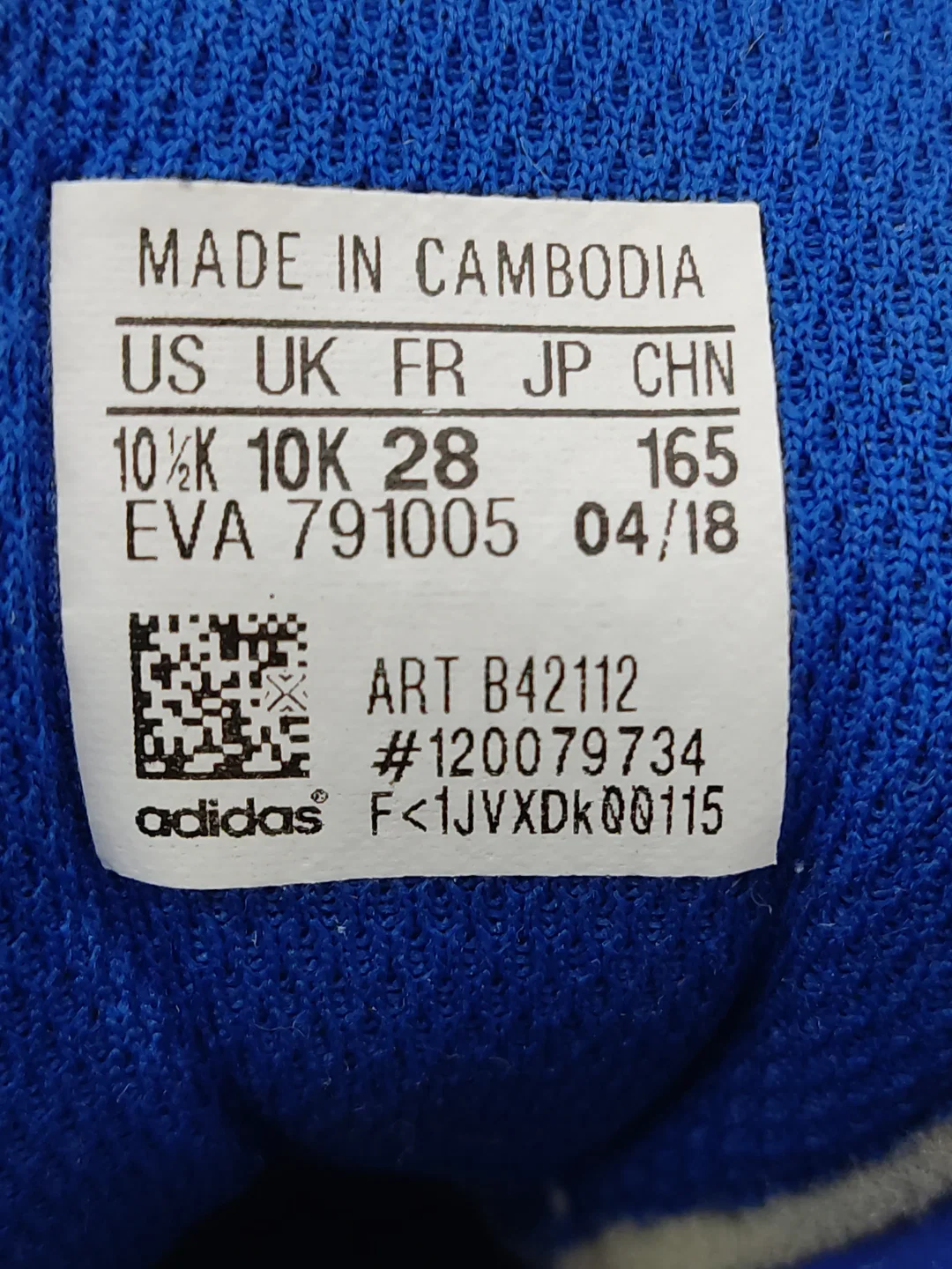 Adidas Kinder Sneaker blau Gr. 28 – Bild 4