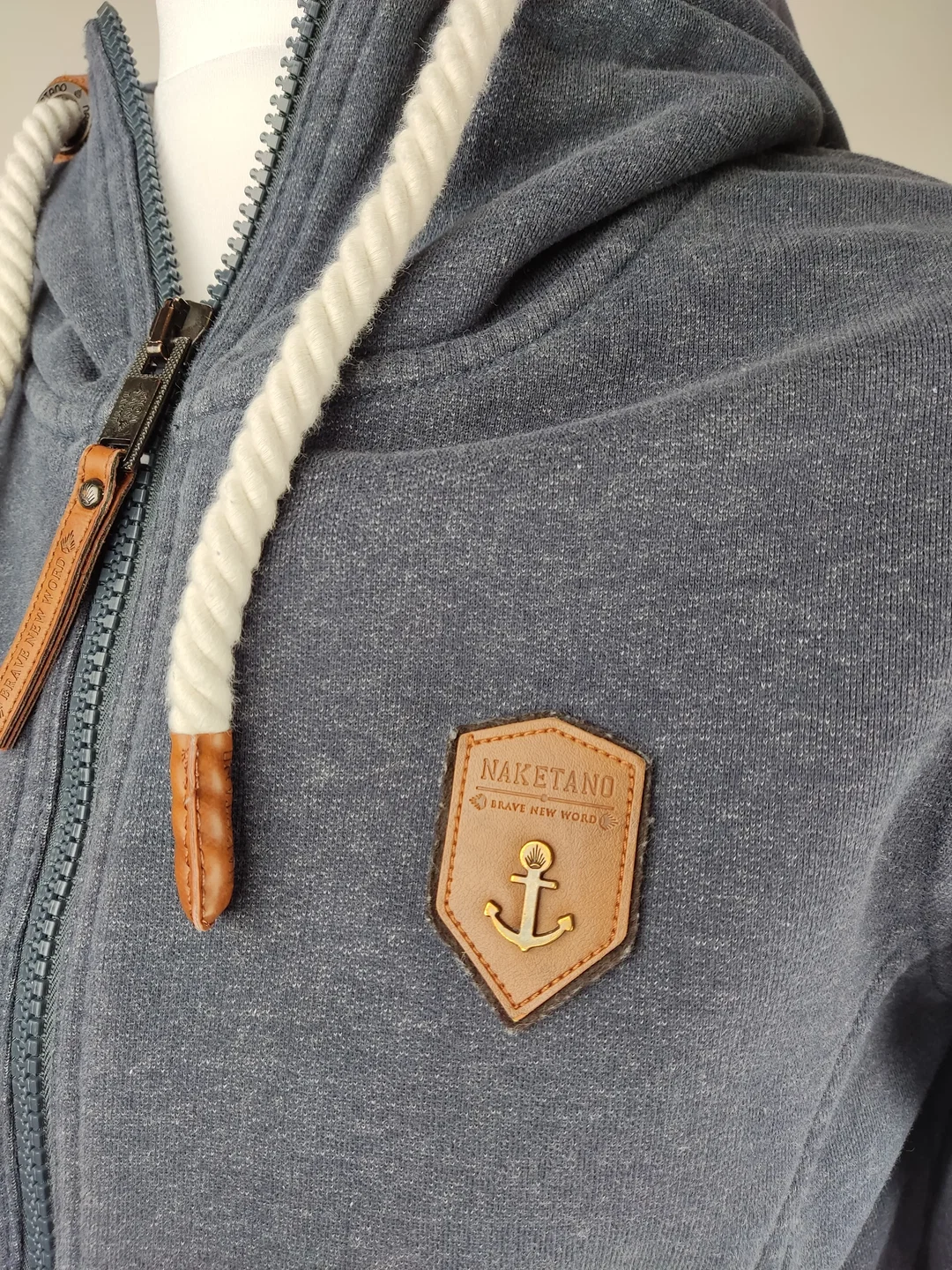 Naketano Herren Kapuzen Sweater Jacke L Baumwolle | Streetwear-Charme – Bild 4